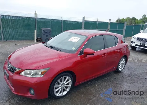 2012 Lexus Ct 200H Premium z USA, uszkodzony, nr VIN JTHKD5BH7C2095094